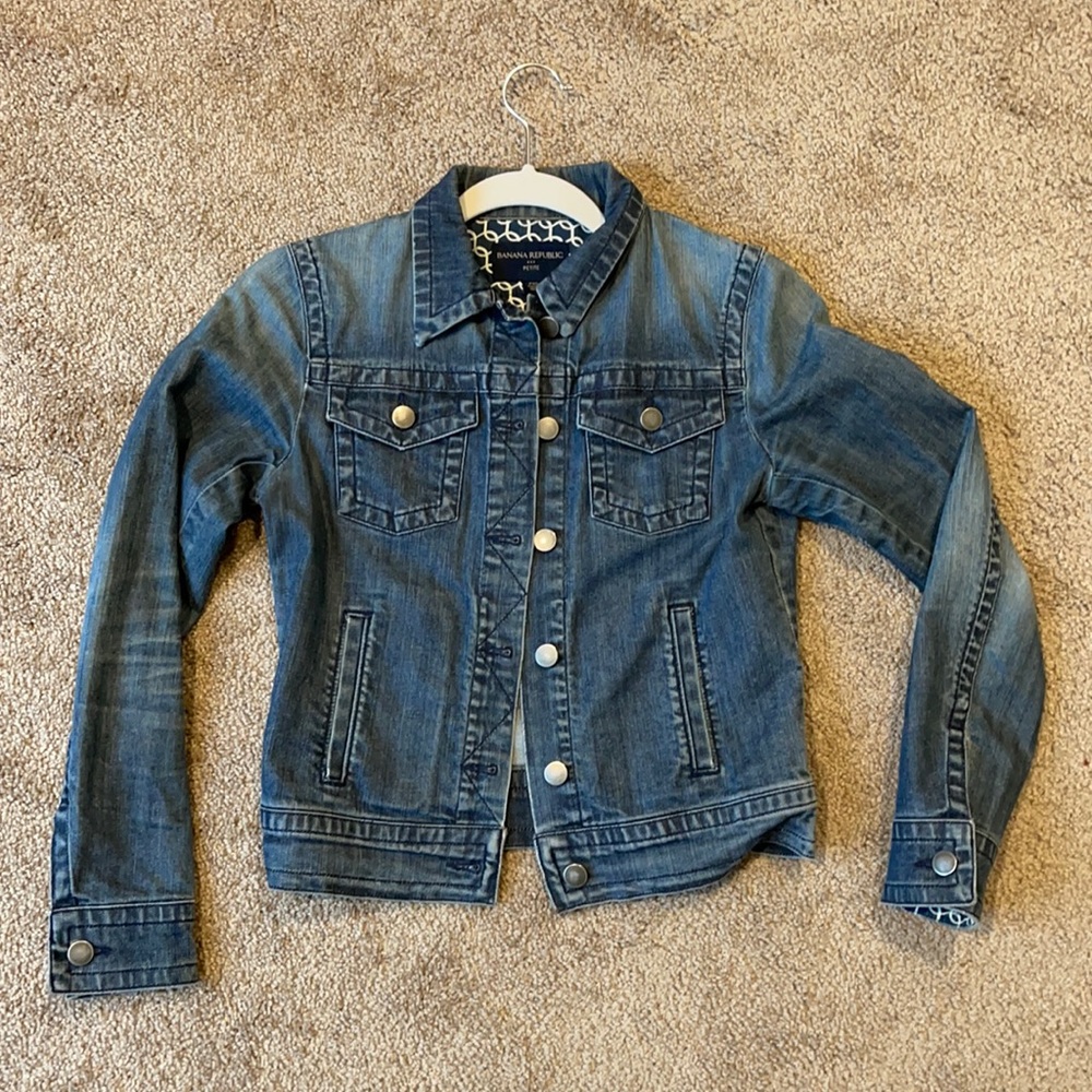 Banana republic Jean jacket size PXS